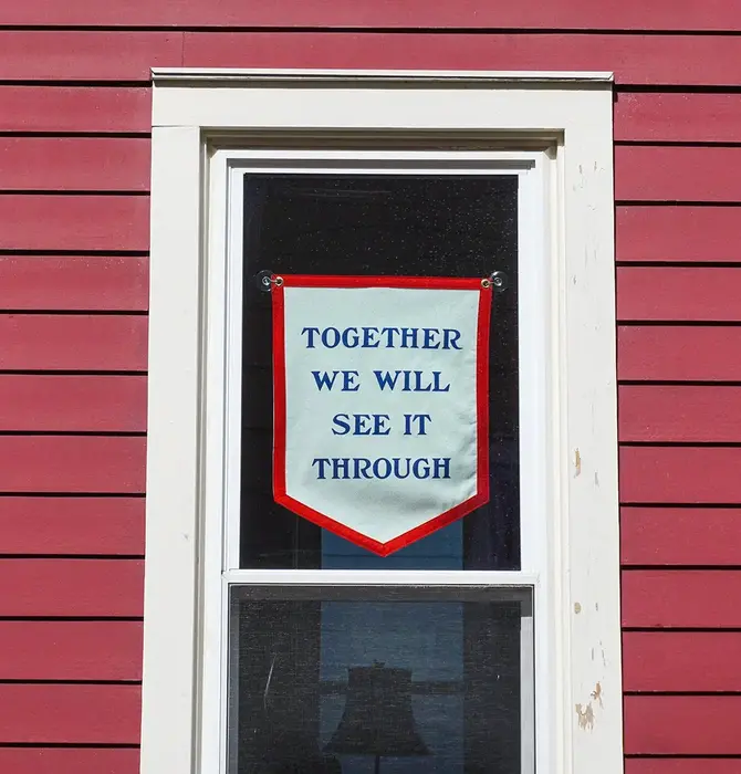 Banner | Camp Flag | Together We Will See it Through