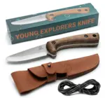 Tool | Kid-Safe Knife | Young Explorers | Leather Sheaf
