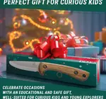 Tool | Kid-Safe Knife | Young Explorers | Leather Sheaf