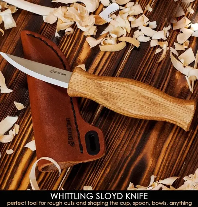 Tool | Whittling Knife | Leather Sheath