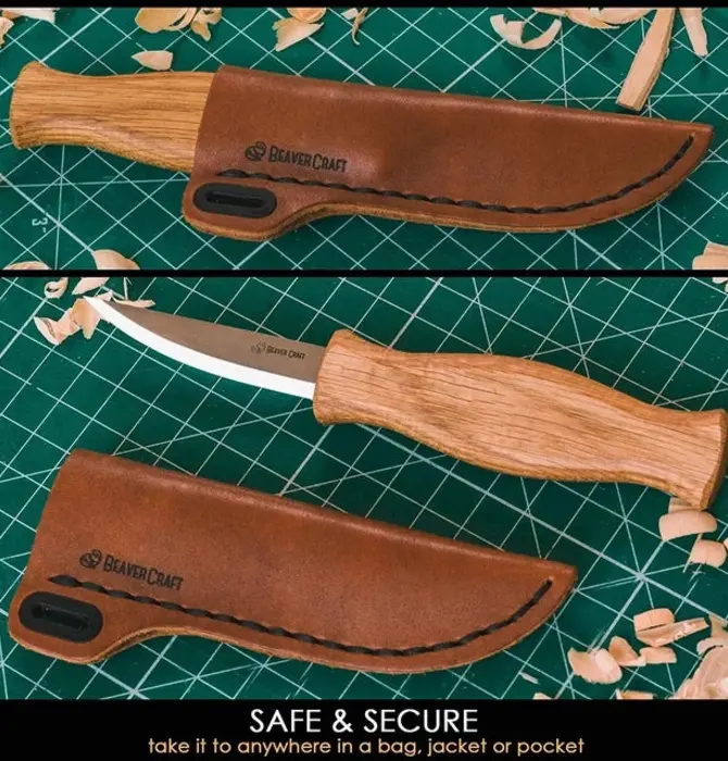 Tool | Whittling Knife | Leather Sheath