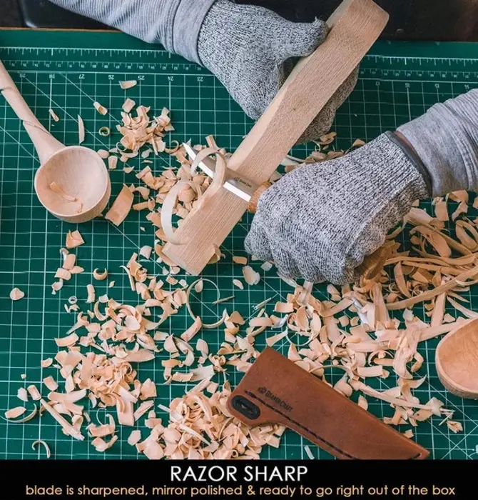 Tool | Whittling Knife | Leather Sheath