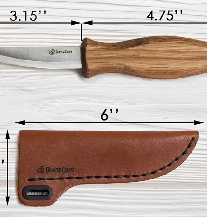 Tool | Whittling Knife | Leather Sheath