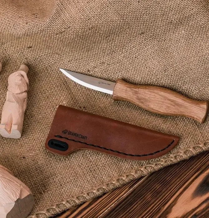 Tool | Whittling Knife | Leather Sheath