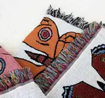 Blanket | Recycled Cotton/Acrylic | Butterfly & Moth Tapestry