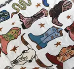 Blanket | Recycled Cotton/Acrylic | Howdy Cowgirl Tapestry