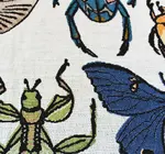 Blanket | Recycled Cotton/Acrylic | Insects Tapestry