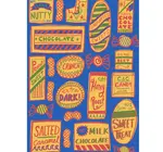 Blanket | Recycled Cotton/Acryclic | Sweet Treats | Blue/Yellow/Red/Green