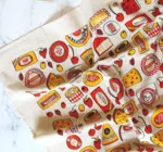 Tea Towel | Screen Printed | Cheese Shop | Yellow/Red/Brown