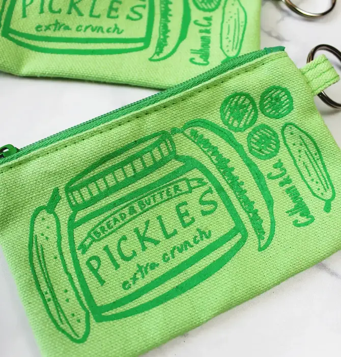 Zipper Card Pouch/Keyring | Pickles