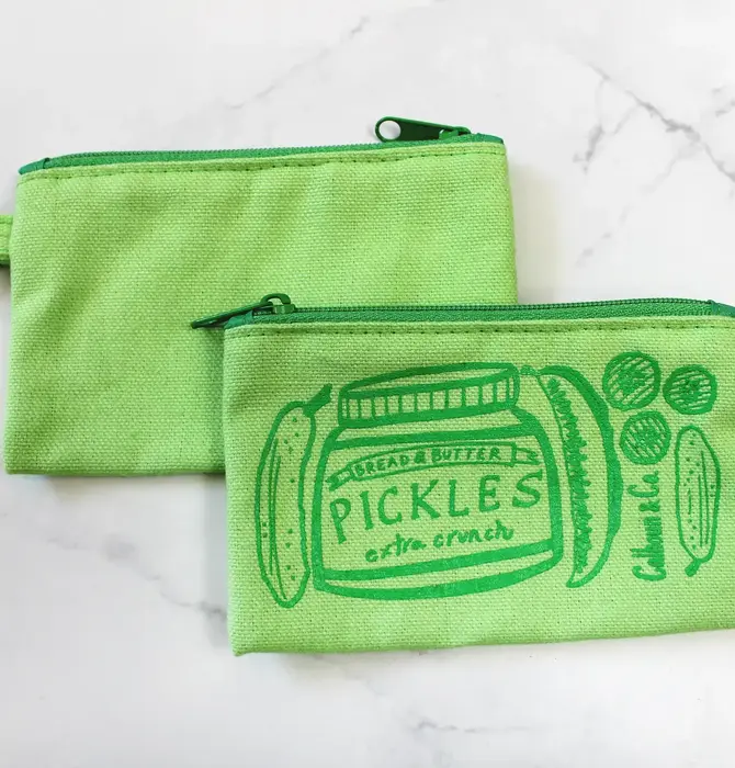 Zipper Card Pouch/Keyring | Pickles