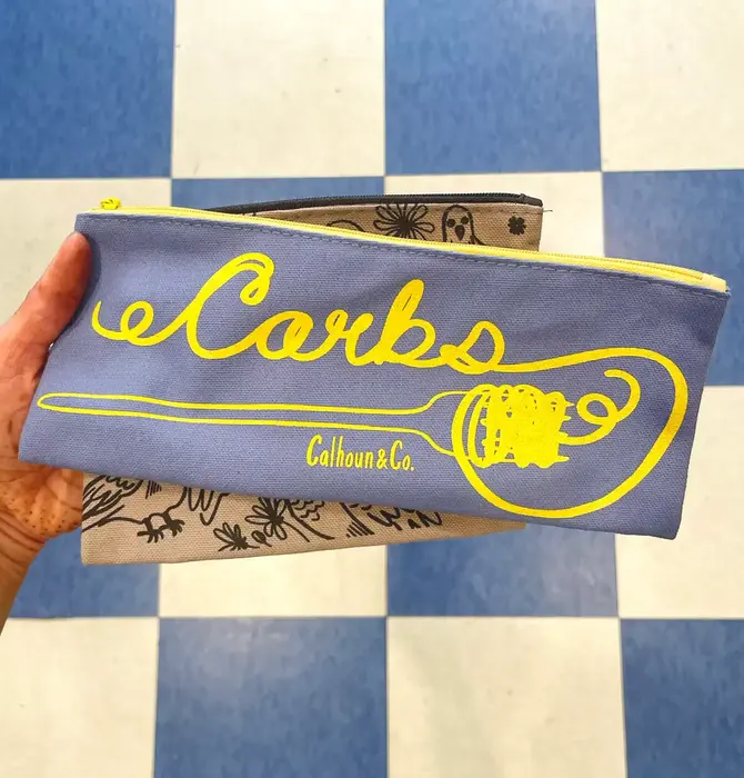 Zipper Pencil Case | Carbs/Spaghetti