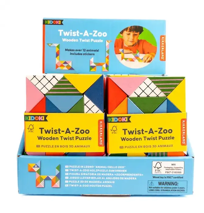 Puzzle | Wooden | Twist-A-Zoo | 3D Animal