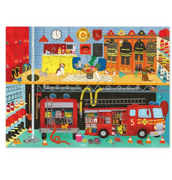 Puzzle | 24-Piece | Fire Station