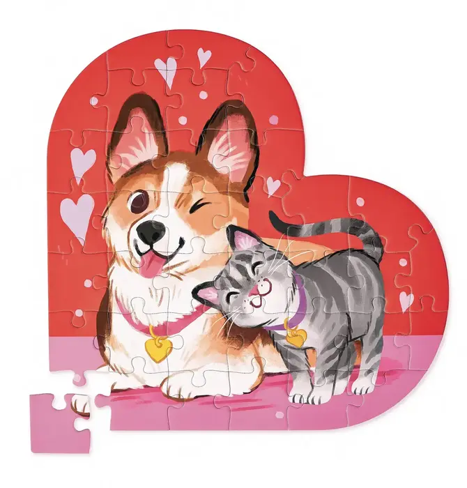 Puzzle | 36-Piece | Friends Furrever