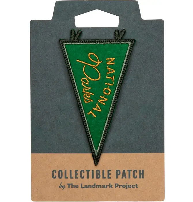 Patch | Embroidered | National Parks Pennant | Green