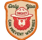 Patch | Embroidered | Only You Can Prevent Wildfires | Smokey Bear