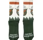 Socks | Organic Cotton | Prevent Wildfires | Smokey Bear | Small/Medium Unisex