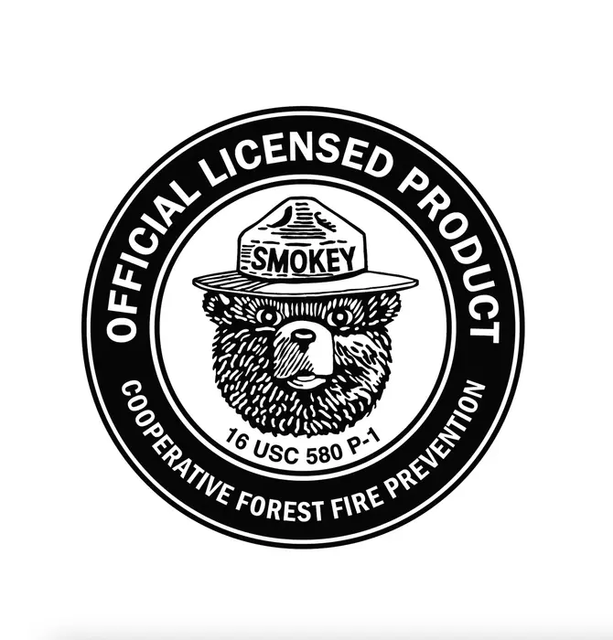 Socks | Organic Cotton | Prevent Wildfires | Smokey Bear | Small/Medium Unisex