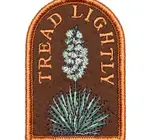 Patch | Embroidered | Tread Lightly | Yucca