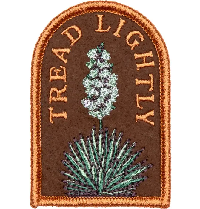 Patch | Embroidered | Tread Lightly | Yucca