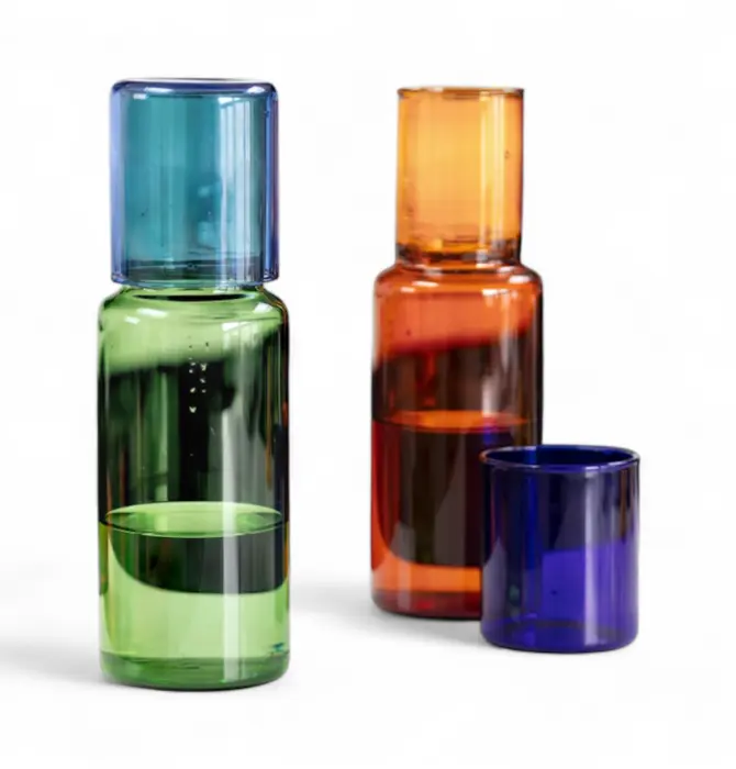 Carafe + Drinking Glass | Duo Tone
