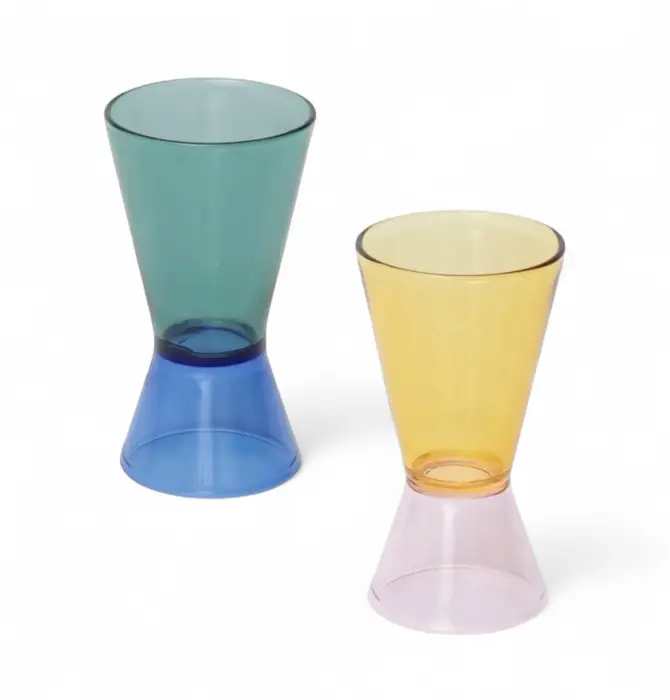 Cocktail Jigger | Duo Tone Glass