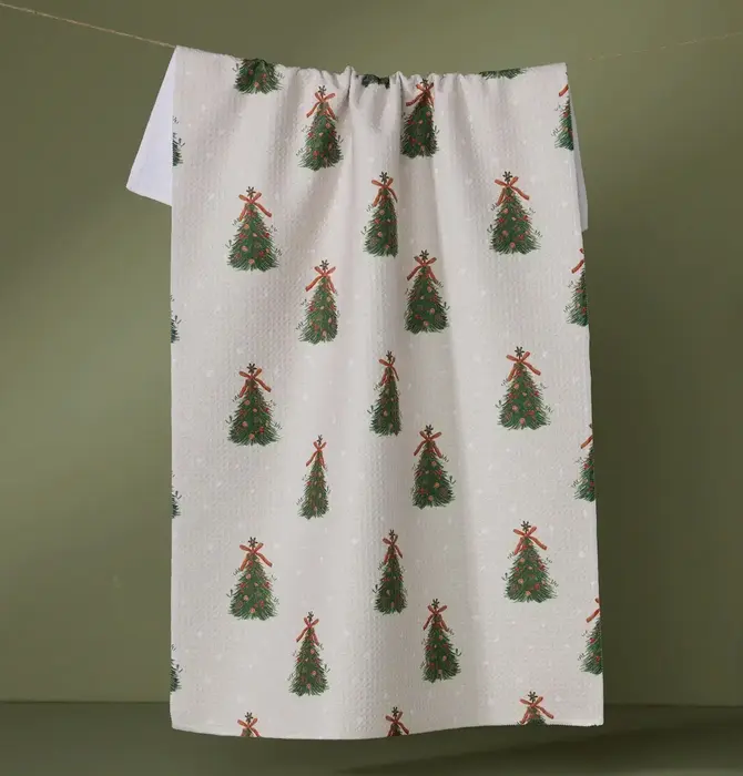Tea Towel | Microfiber Holiday | Arbolitos