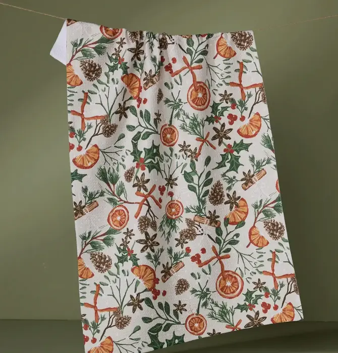 Tea Towel | Microfiber Holiday | Canela