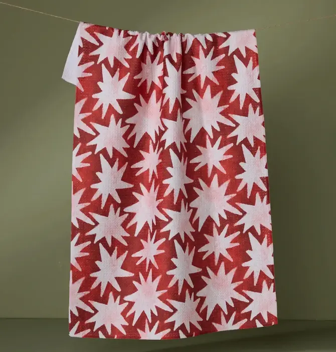 Tea Towel | Microfiber Holiday | Estrellas