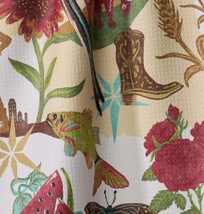 Tea Towel | Microfiber | Greetings from Oklahoma