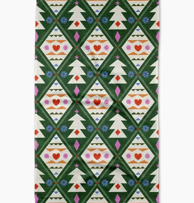 Tea Towel | Microfiber Holiday | Nordic Christmas