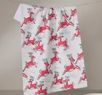 Tea Towel | Microfiber Holiday | Prancing Reindeer