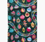 Tea Towel | Microfiber Holiday | Shiny Ornaments