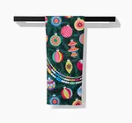 Tea Towel | Microfiber Holiday | Shiny Ornaments