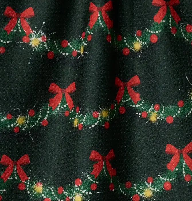 Tea Towel | Microfiber Holiday | Yuletide Garland