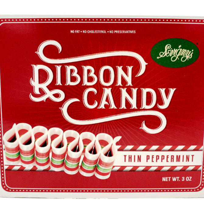 Candy | Sevigny's Ribbon Candy | Thin Peppermint
