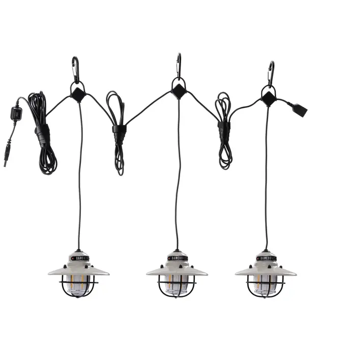 Lights | Edison String | Vintage White | 3-Pack