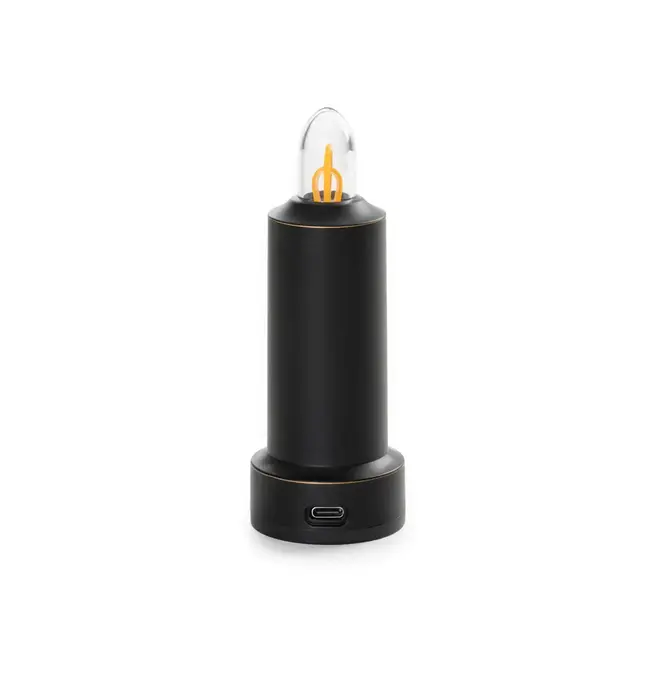 Candle | Flameless LED | Rechargeable | Black