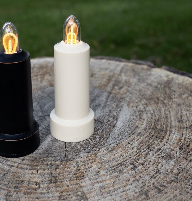 Candle | Flameless LED | Rechargeable | Black