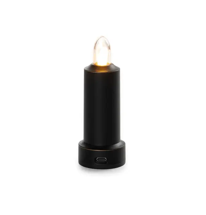 Candle | Flameless LED | Rechargeable | Black
