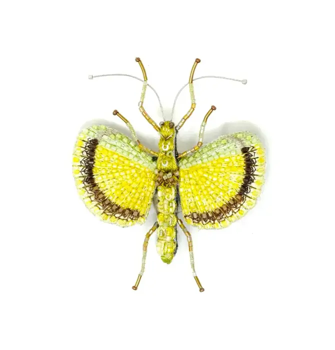 Brooch Pin | Yellow Umbrella Insect