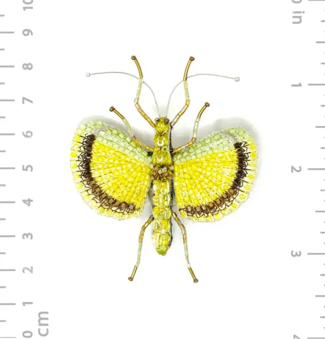 Brooch Pin | Yellow Umbrella Insect