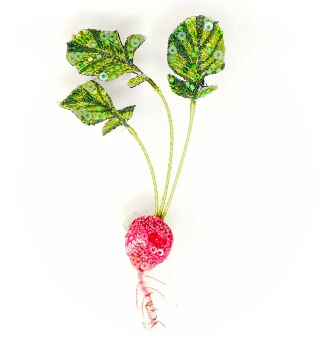 Brooch Pin | Red Radish