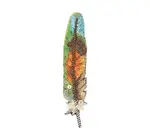 Brooch Pin | Lovebird Feather