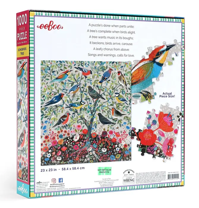 Puzzle | 1000-Piece | Songbirds