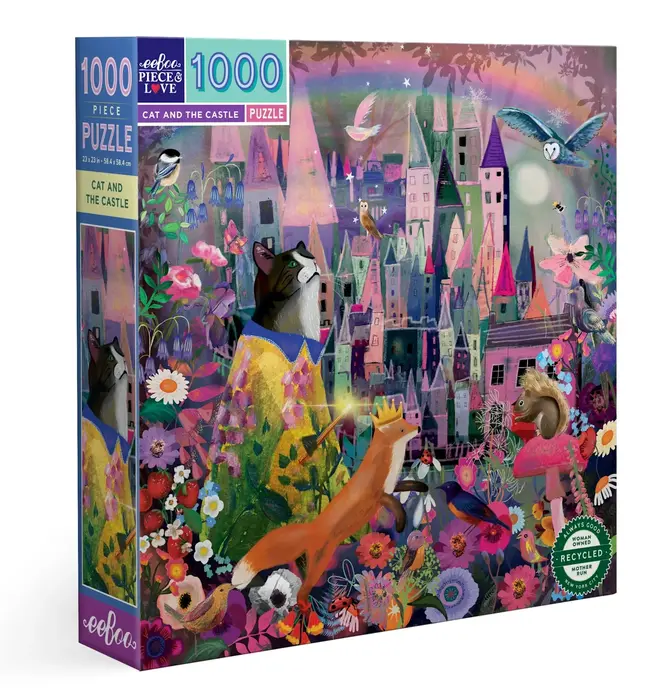Puzzle | 1000-Piece | Cat & the Castle