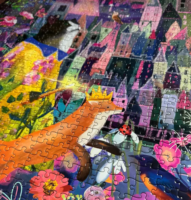 Puzzle | 1000-Piece | Cat & the Castle