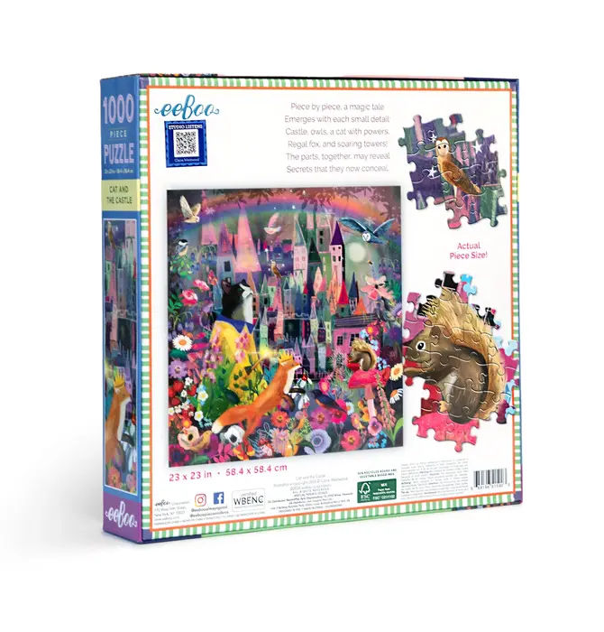 Puzzle | 1000-Piece | Cat & the Castle