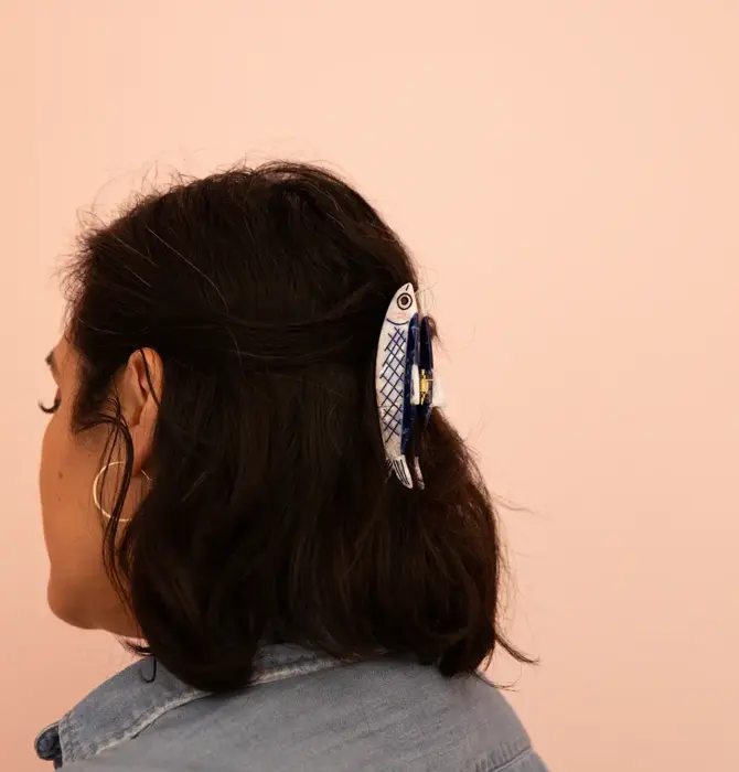 Hair Claw | Cellulose | Anchovy